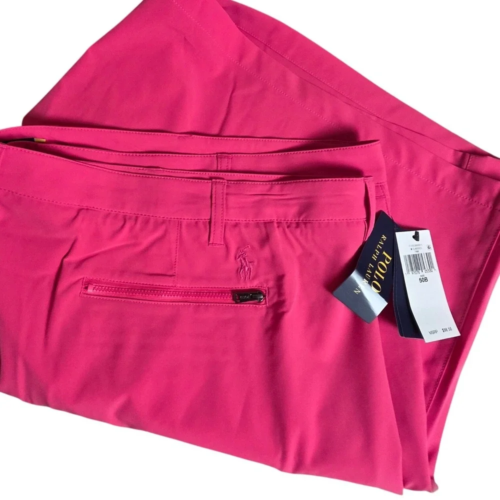 Polo Ralph Lauren Golf short Men 50 Pink Performance Stretch All Day Beach Short